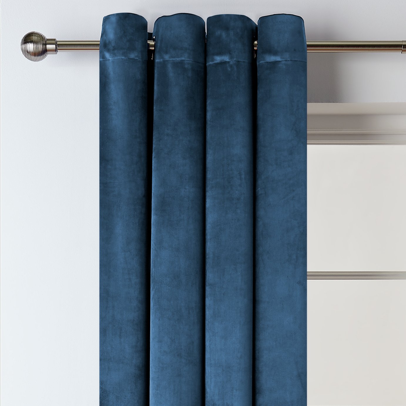 Habitat Matte Velvet Eyelet Curtains