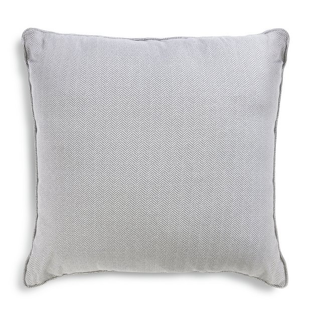 Grey hotsell herringbone cushion