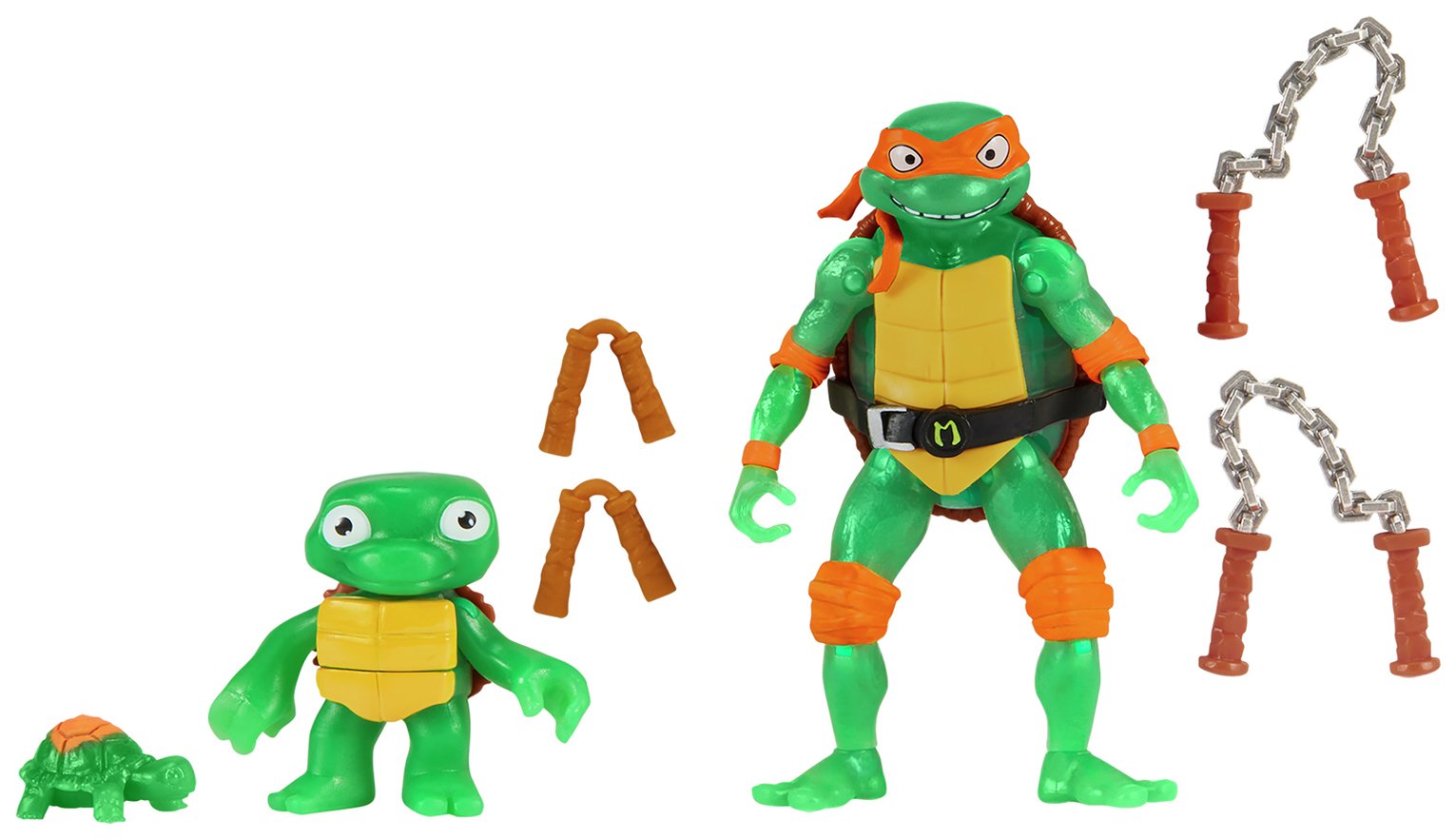 TMNT Michaelangelo Evolution Action Figures- Pack of 3