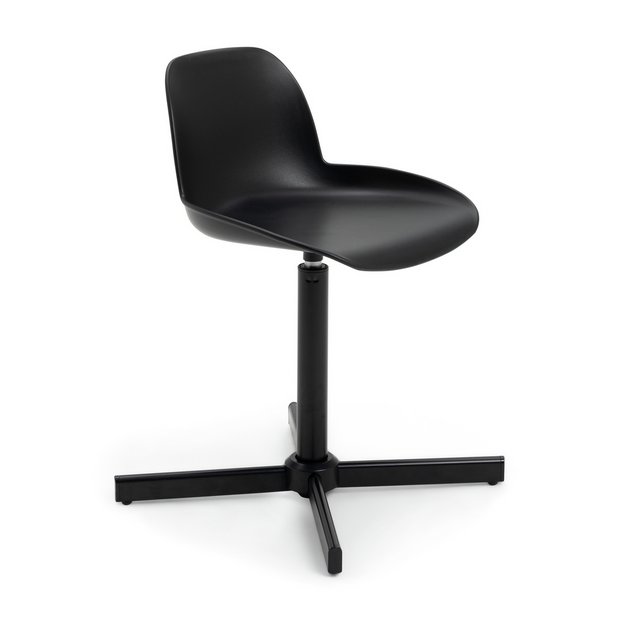 Buy Habitat Nova Plastic Office Chair - Black, Office chairs