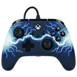 Blues Xbox One controllers and steering wheels
