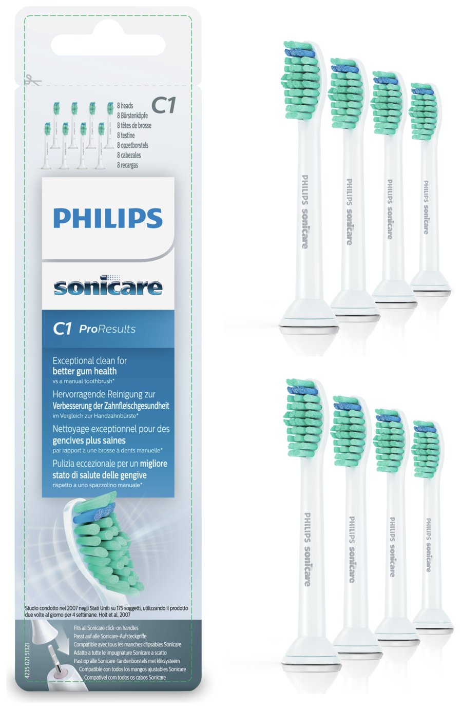 Philips Sonicare ProResults Brush Head - 8 Pack