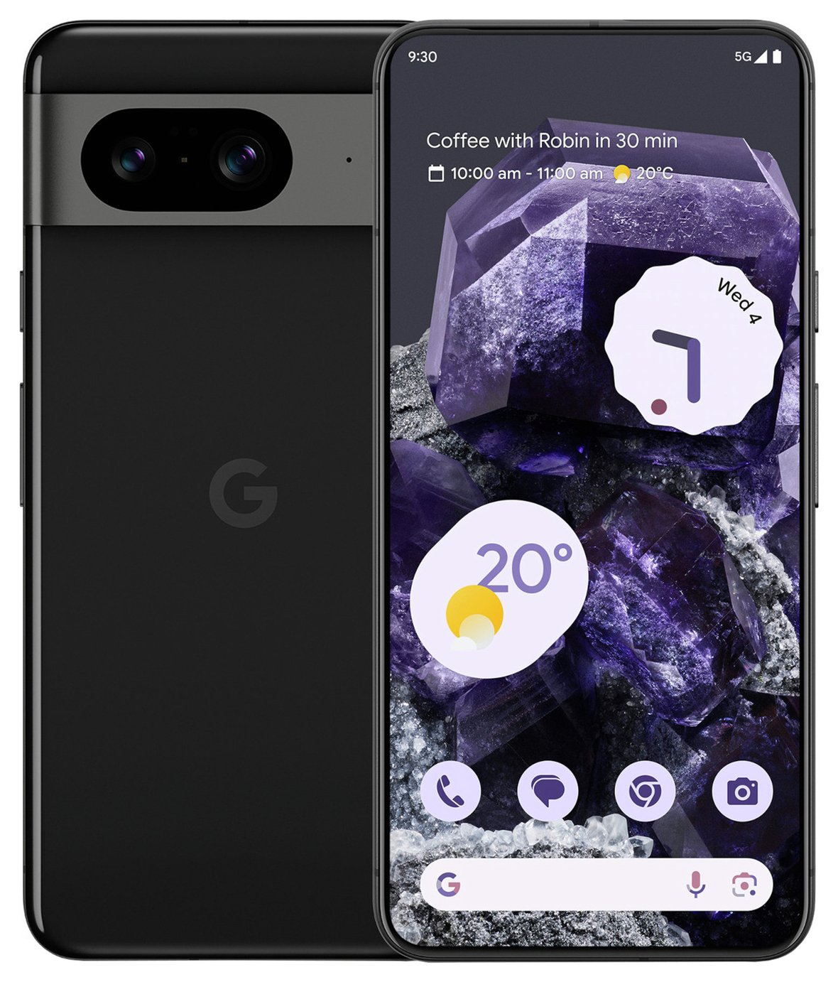 Buy SIM Free Google Pixel 8 5G 128GB AI Mobile Phone - Obsidian | SIM free  phones | Argos