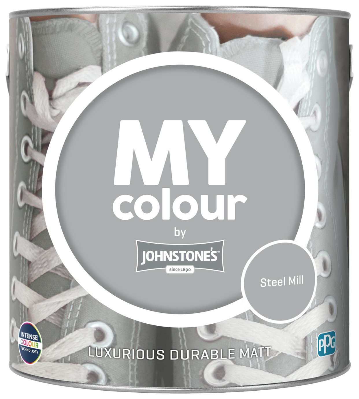 Johnstone My Colour Durable Matt Paint 2.5L - Steel Mill
