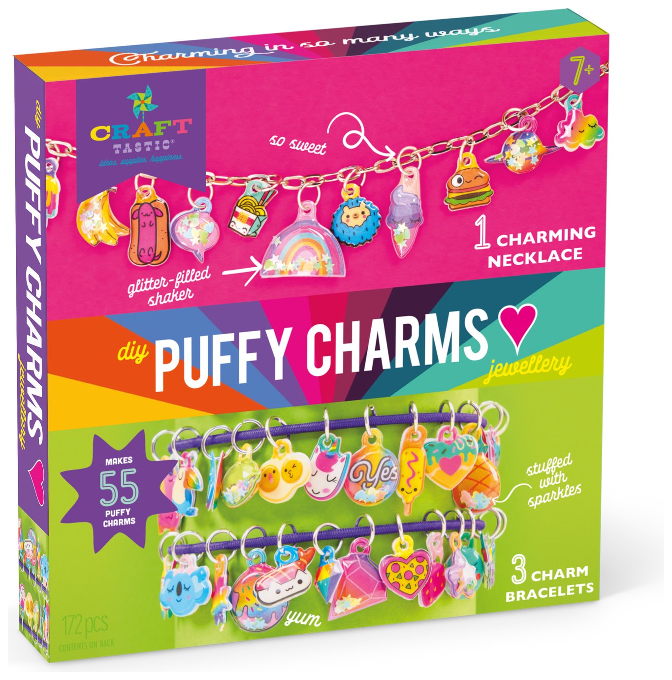 Ann Williams Craft-Tastic Puffy Charms Jewellery Kit