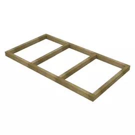 Forest Pressure Treated Wooden Shed Base - 6 x 3ft