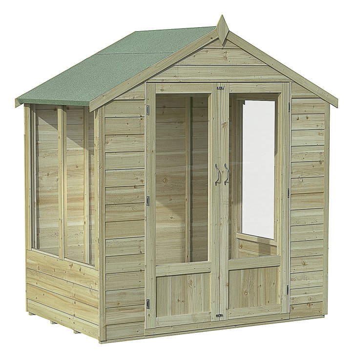 Forest Oakley Overlap Apex Summerhouse - 6 x 4ft