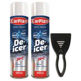 CarPlan Aerosol De-Icer Twin Pack