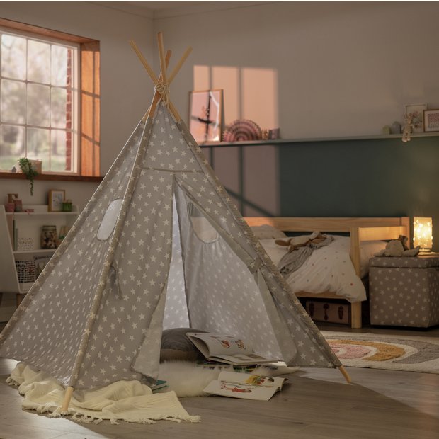 Buy Habitat Kids Grey Stars Teepee Tent Teepees Habitat