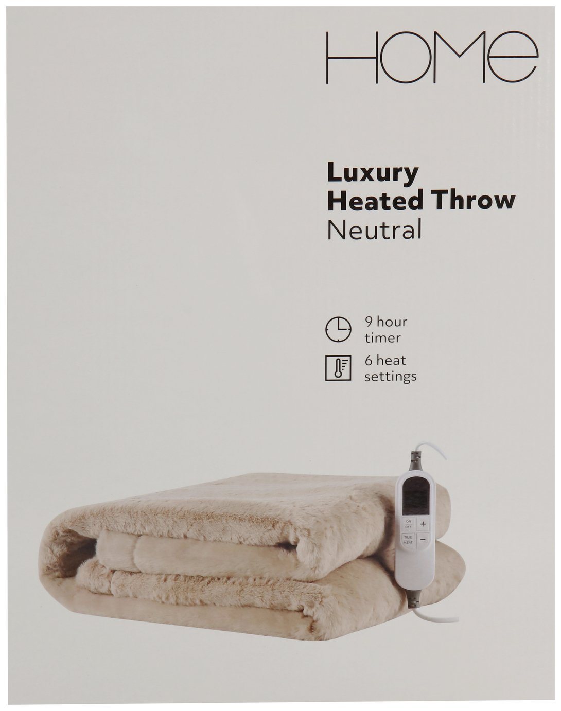  Home Neutral Heated Throw