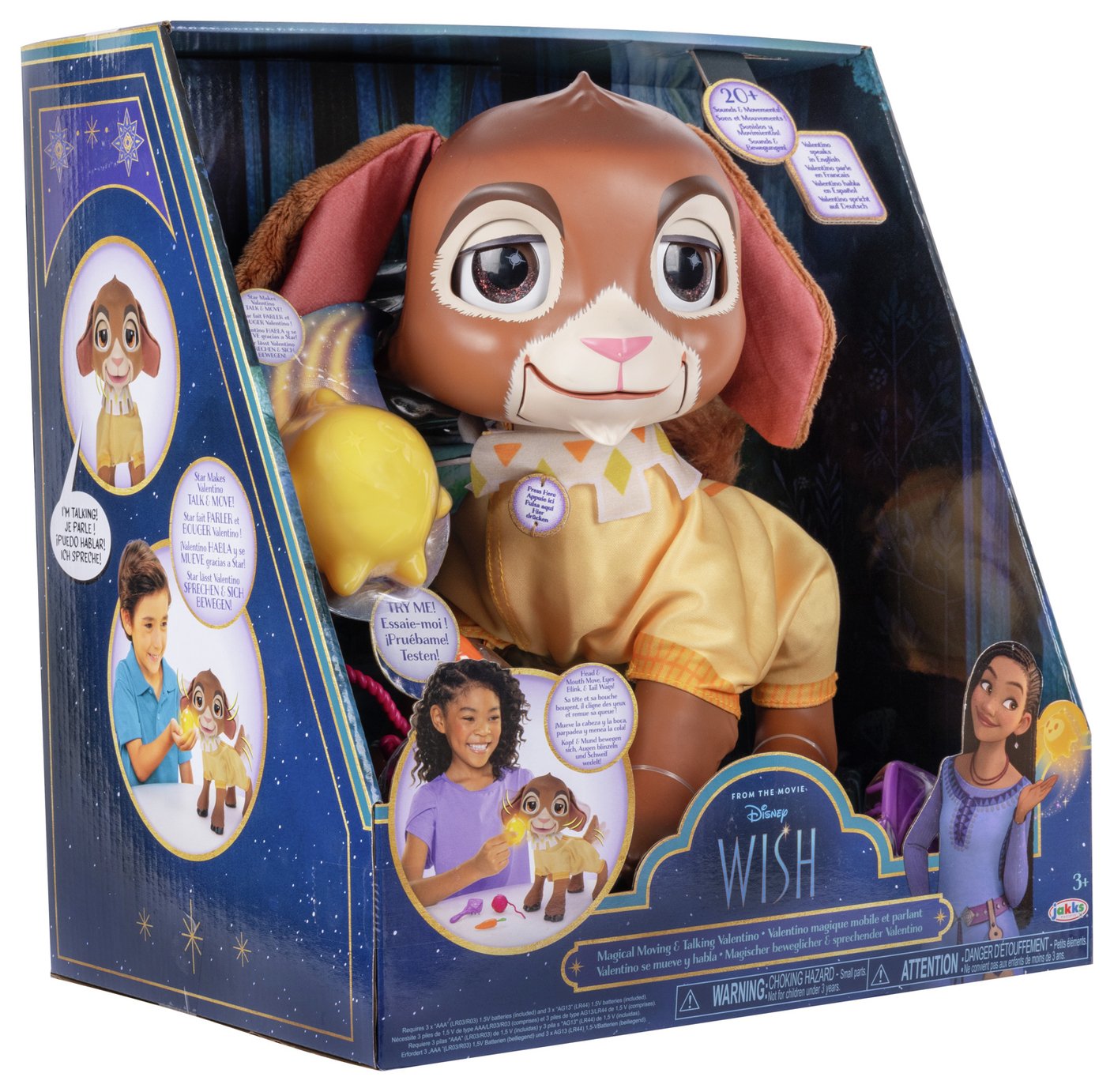 Disney Wish Valentino Magical Moving & Talking Doll Set