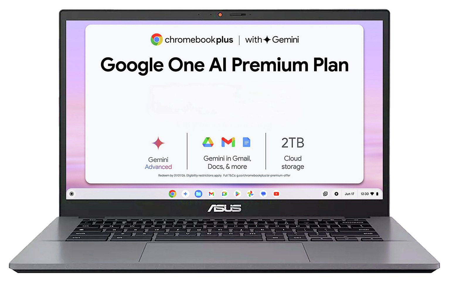 ASUS CX34 14in i3 8GB 256GB Chromebook Plus