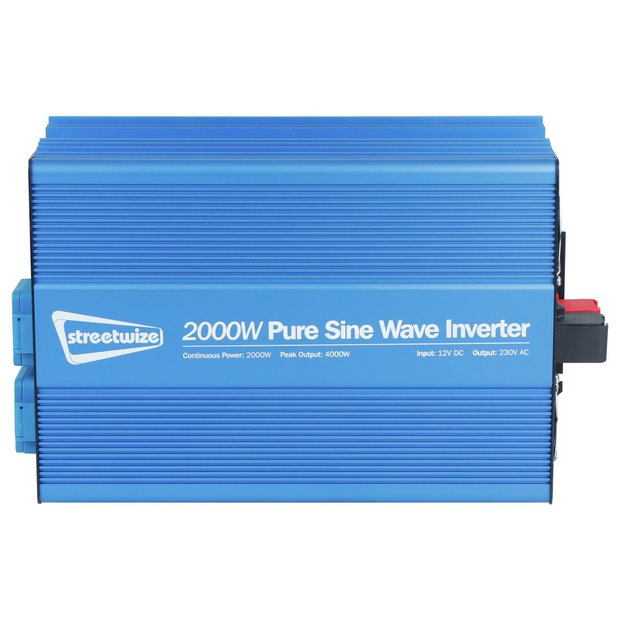 Buy Streetwize SWPS12 Pure Sine Wave Invertor - 2000W | In-car accessories  | Argos