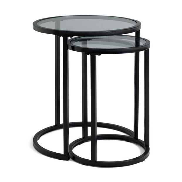 Buy Habitat Boutique Nest of 2 Tables - Black | Nest of tables | Argos