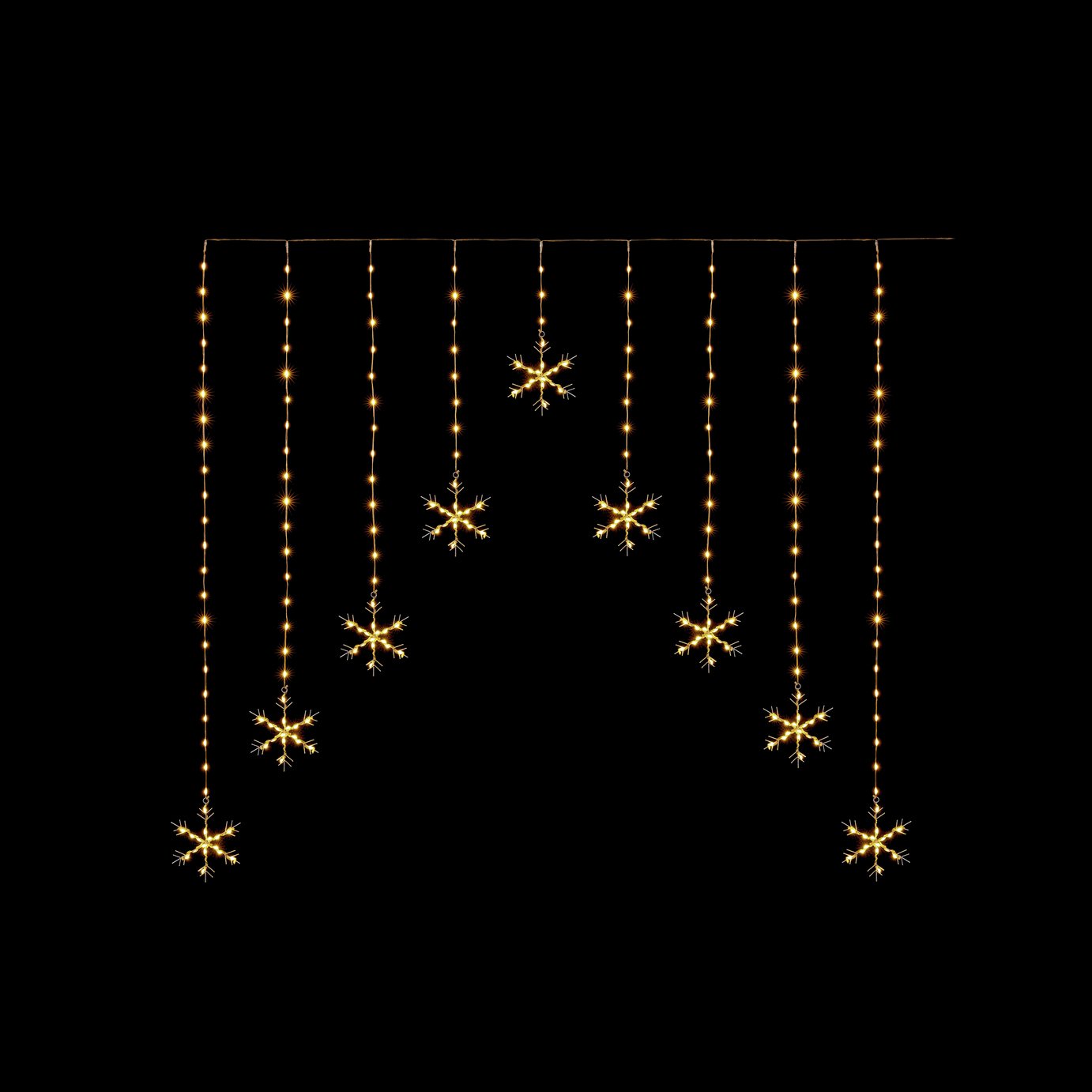 Premier Decorations White Snowflake Christmas Window Lights