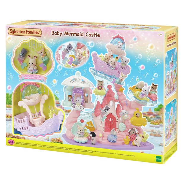 Buy Sylvanian Families Baby Mermaid Castle Playset, Playsets and figures