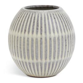 Habitat Carved Ceramic Bud Vase 