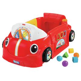 Fisher-Price Laugh & Learn Smart Stage Crawl Around Car -Red