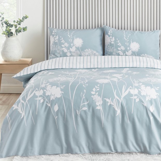 Buy Catherine Lansfield Boho Patchwork Blue Bedding Set - Double