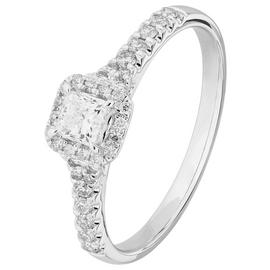 Revere 9ct White Gold 0.50ct Diamond Engagement Ring - N