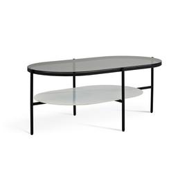 Habitat Mist Coffee Table - Black & White