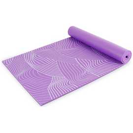 Opti PVC 6mm Yoga Exercise Mat - Purple