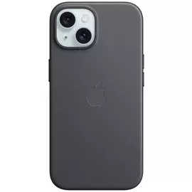Apple iPhone 15 FineWoven Phone Case With MagSafe - Black