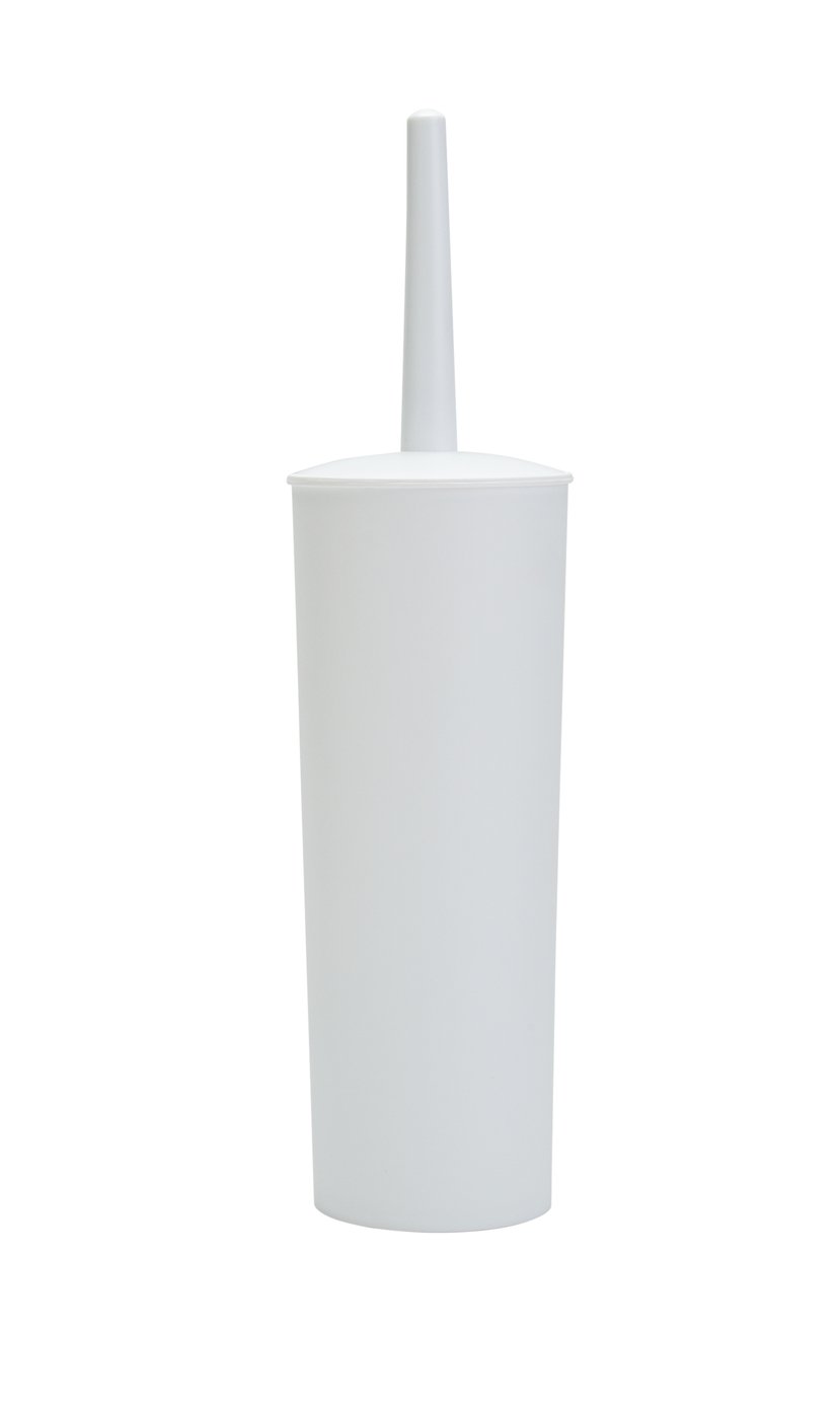  Home Essentials Plastic Toilet Brush - White