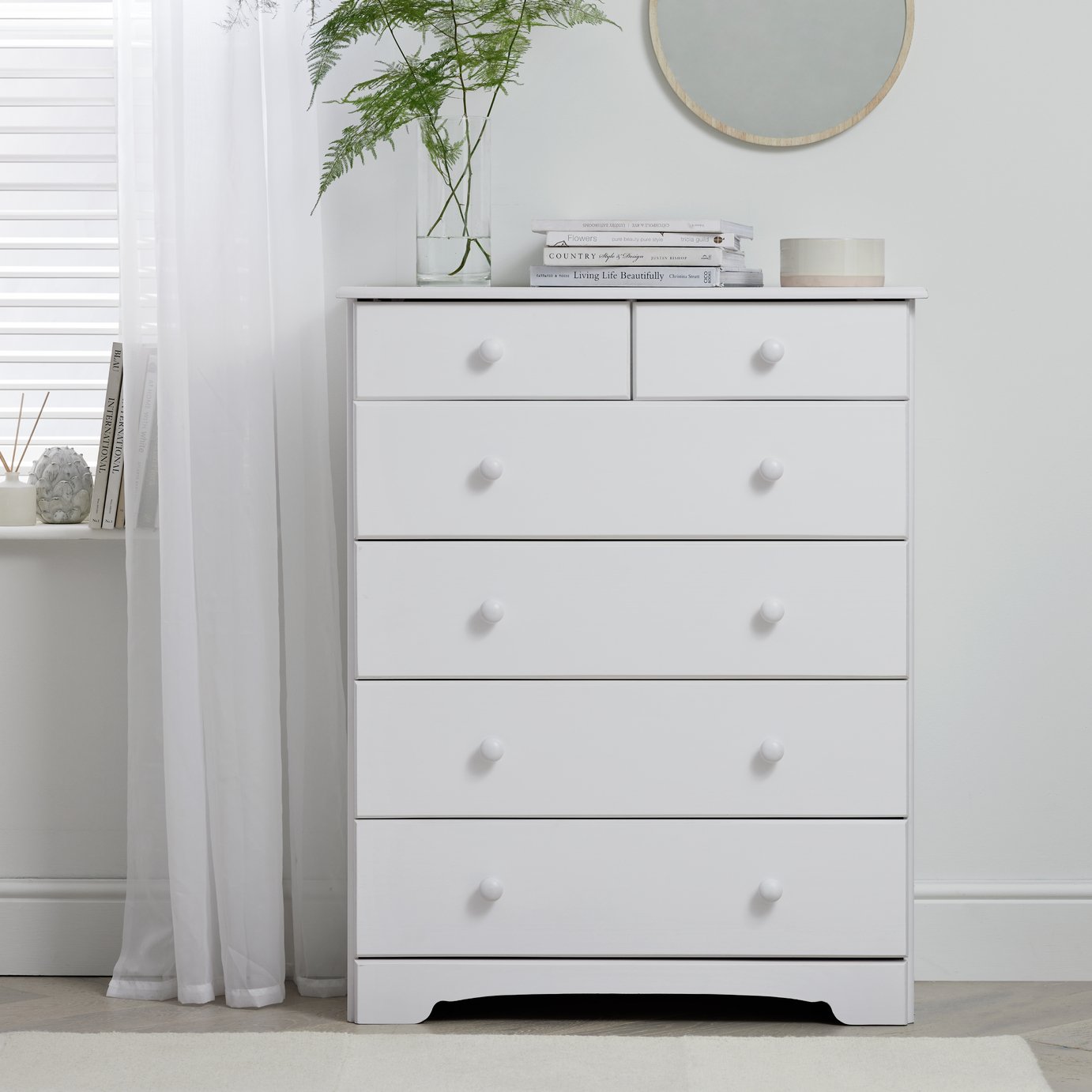 Argos Nordic 6 Drawer Chest