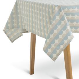 Habitat Block Print Wipe Clean Table Cloth - Multicoloured