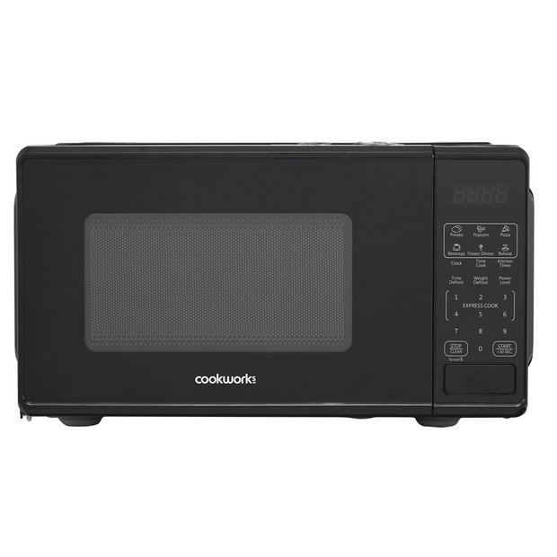 Microwave on sale black argos