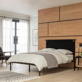 Black bar bed frame deals