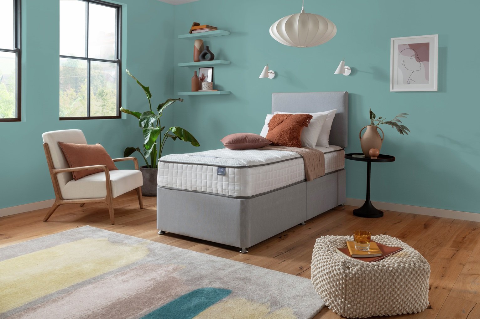 Silentnight Middleton Memory Mattress & Divan Bed Set