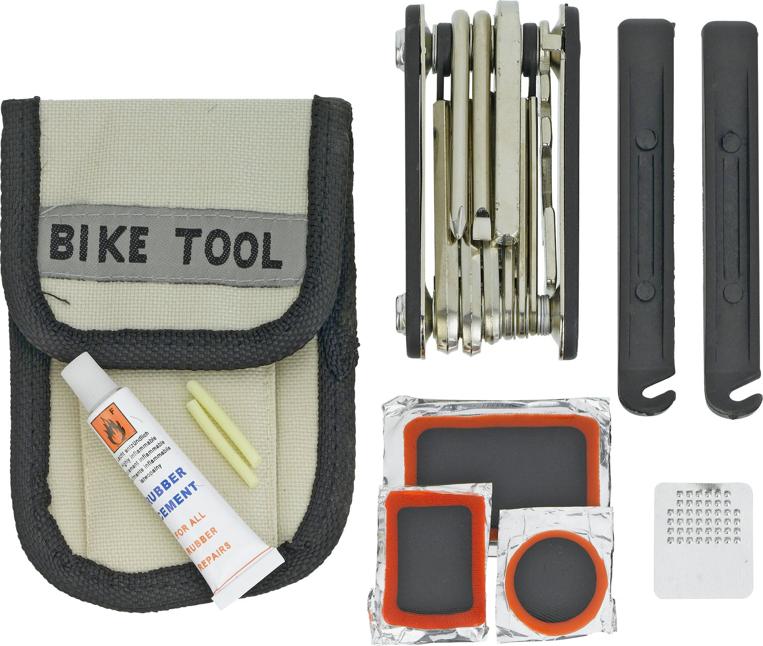 bike puncture repair kit with pump