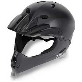 Zinc Full Face Bike Helmet - Black