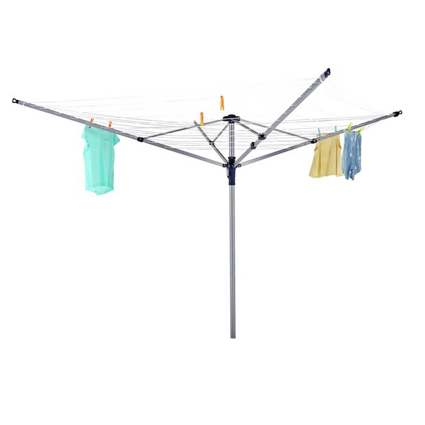 Buy Argos Home Lift Click 60m 4 Arm Rotary Airer Washing lines