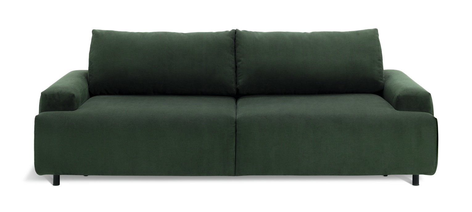 Habitat Julien Fabric 4 Seater Sofa Bed - Green