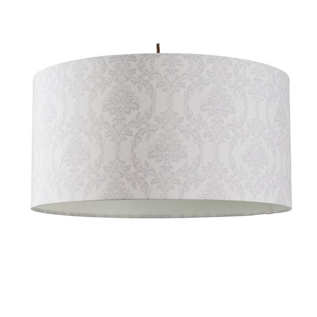 Buy Argos Home Le Marais Damask Shade Grey Lamp Shades Argos