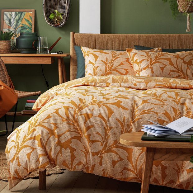 Orange duvet deals set