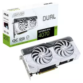 ASUS Nvidia GeForce RTX 4070 12GB Graphics Card - White