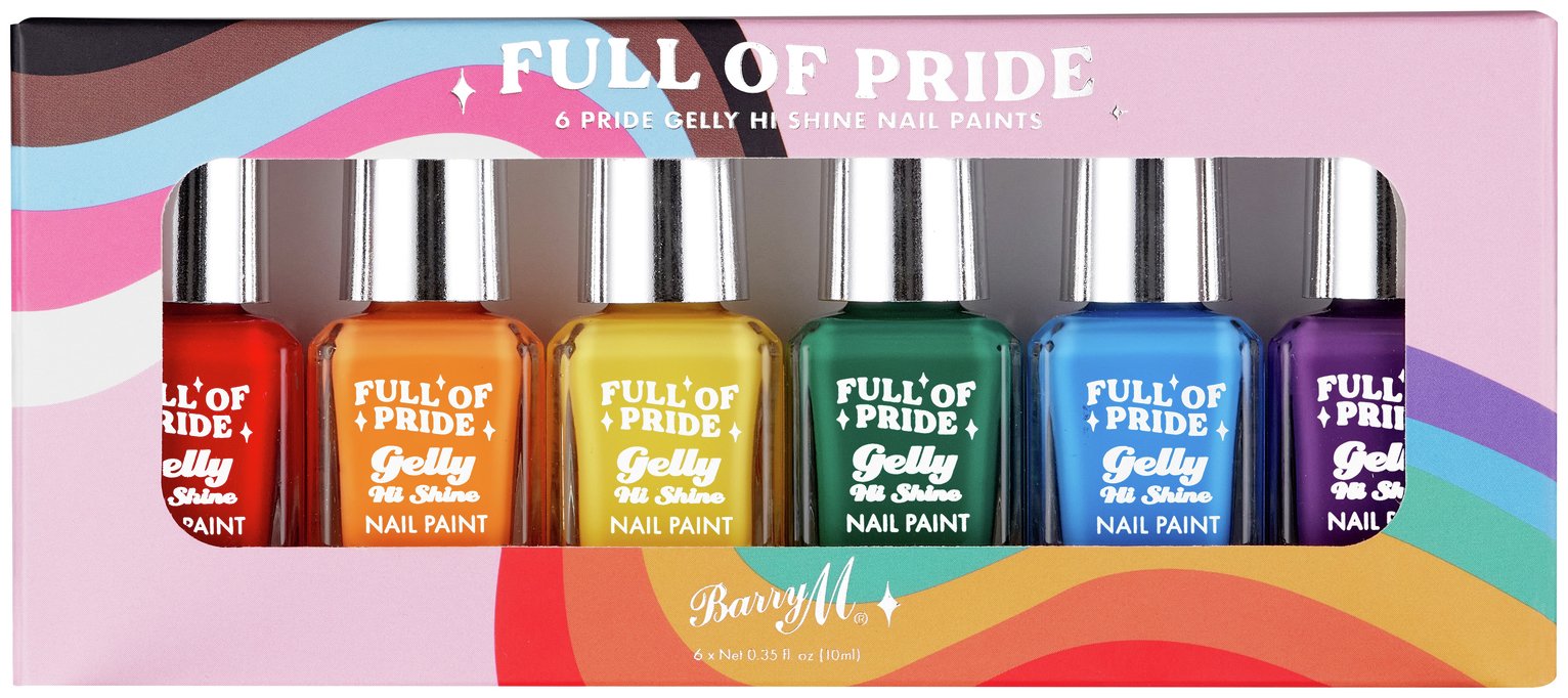 Barry M Cosmestics Full of Pride Nail Polish - Pack of 6