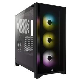 Corsair iCUE 4000X RGB Mid Tower Computer Case - Black