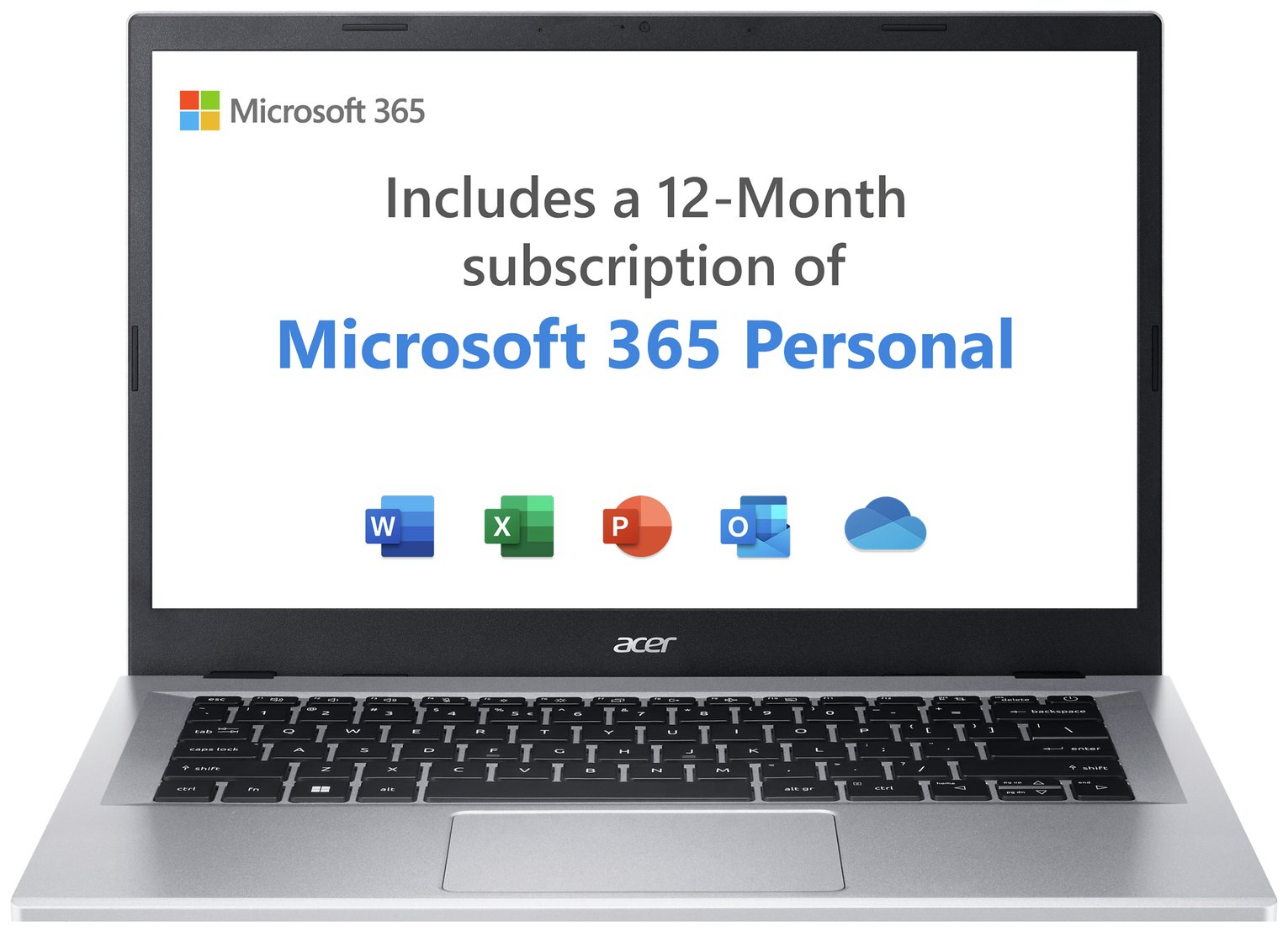 Acer Aspire 3 14in i3 4GB 128GB Laptop - Silver