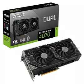 ASUS Nvidia GeForce RTX 4070 12GB Graphics Card - Black