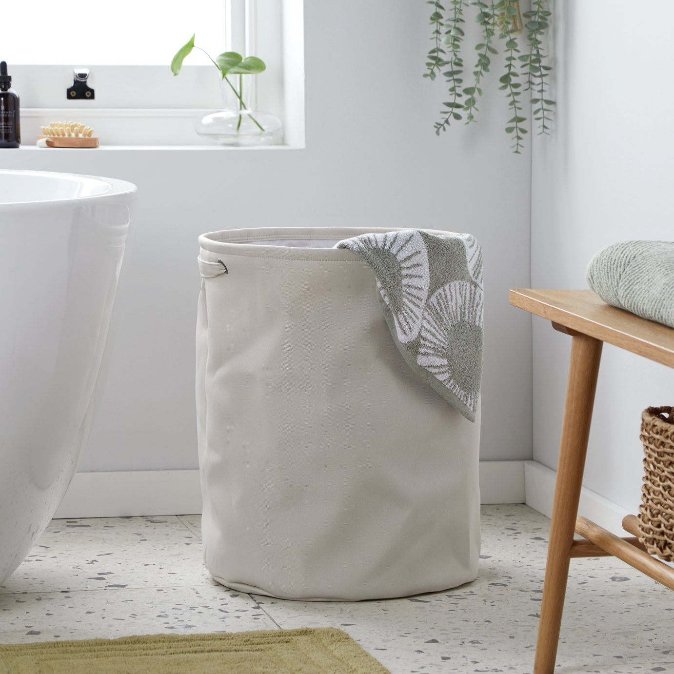 Argos Home 62 Litre Laundry Bag - Natural