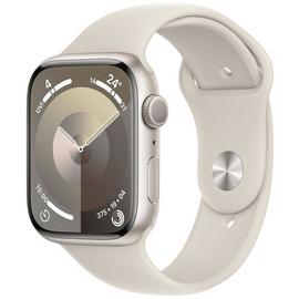 Buy Apple Watch Series 9 45mm Alu Case Starlight Sport Band M L