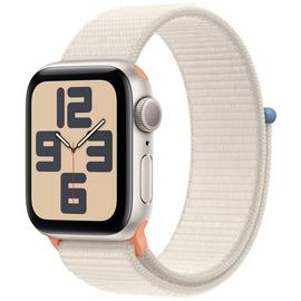 Buy Apple Watch SE 40mm Alu Case Starlight Sport Band M L Fitness and activity trackers Argos