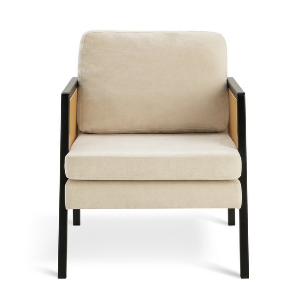 Lark metal frame accent shop chair