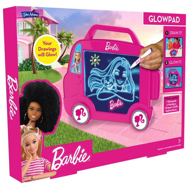 Buy Glowpad Style Barbie Camper Van Drawing and painting toys