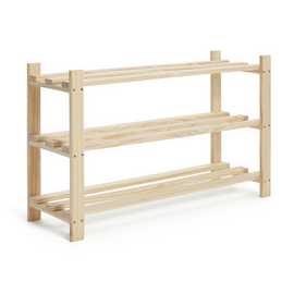 Argos Home Karee 3 Shelf Shoe Storage Rack - Pine